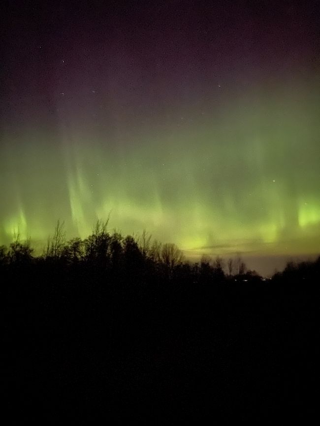 Северное сияние в Петербурге