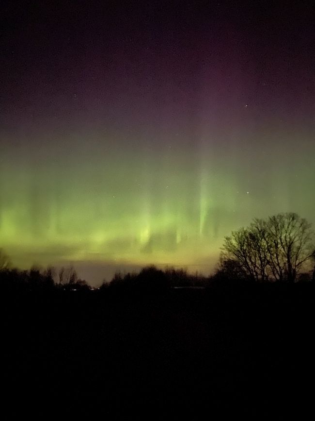 Северное сияние в Петербурге