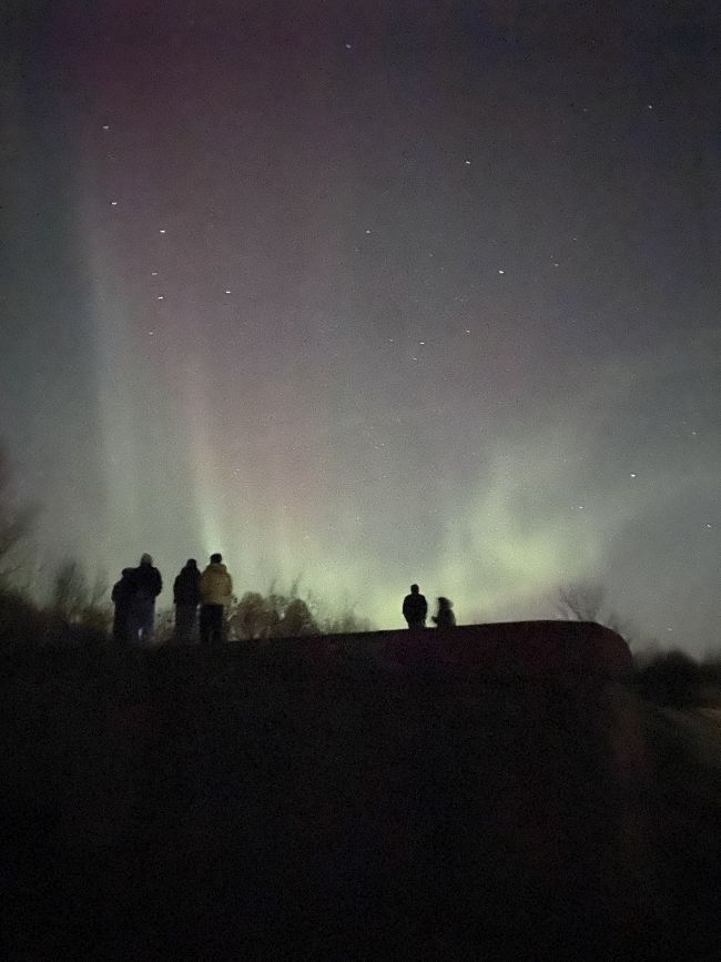 Северное сияние в Петербурге