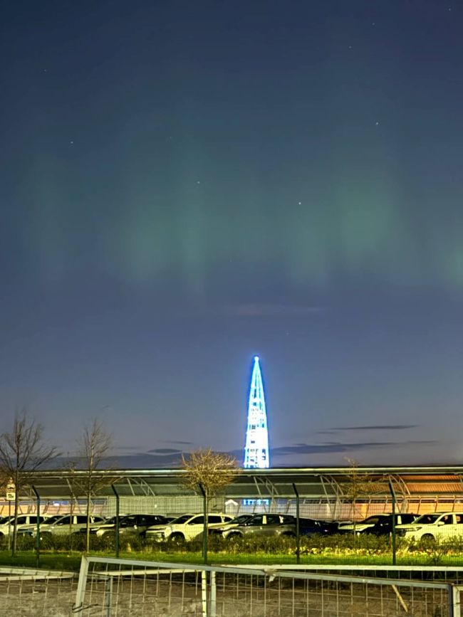 Северное сияние в Петербурге