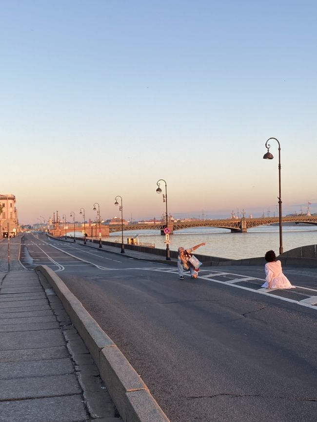 Как выглядят белые ночи в Петербурге 