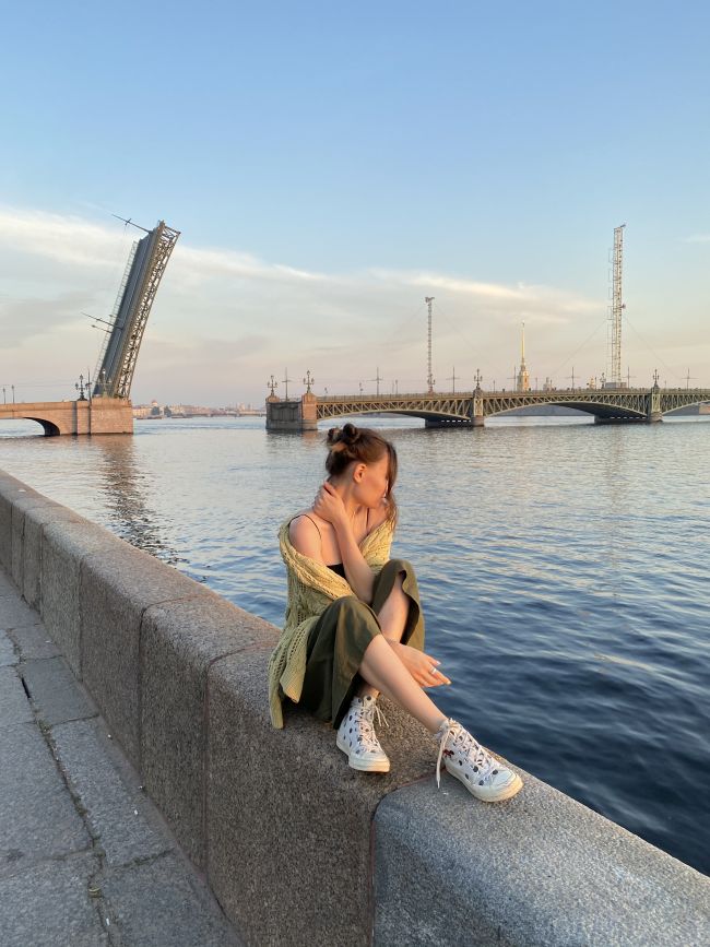 Как выглядят белые ночи в Петербурге 