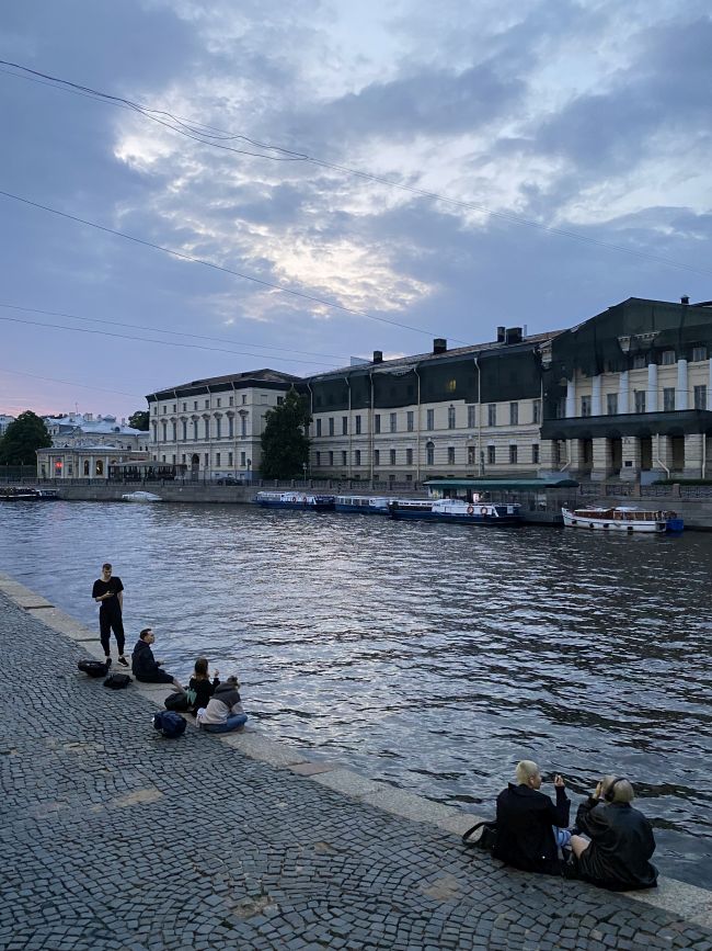 Белые ночи в Питере в июле
